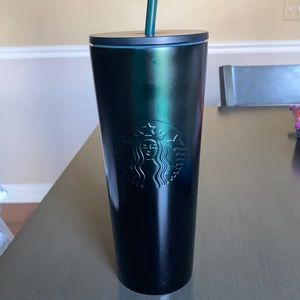 Starbucks Black/Green Ombré StainlessSteel Tumbler